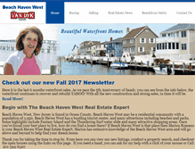 Tablet Screenshot of beachhavenwesthomes.com